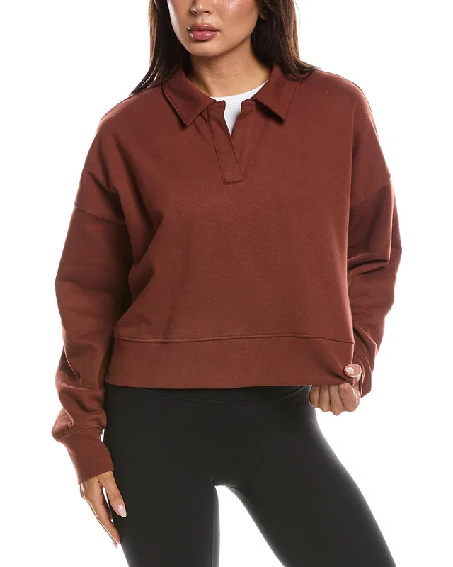 Beyond Yoga Luxefleece Collared Sweatshirt, image 1 of 1 from Rue La La