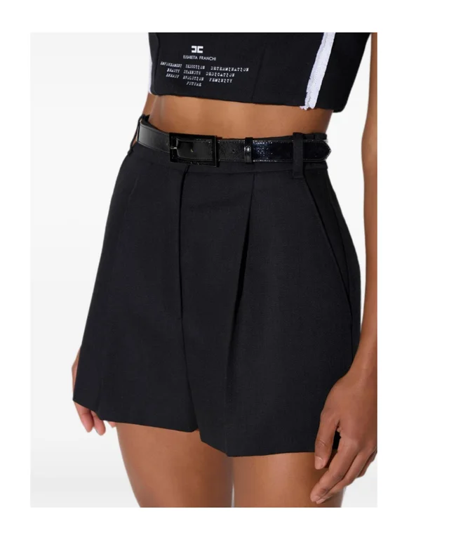 Elisabetta Franchi Pleated Shorts, photo 2 of 4 from SENSER