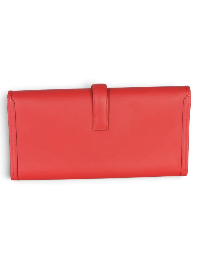 Hermès Rouge Tomate Evercolor Jige Elan 29 in Red Leather from Season 2 Consign, photo 3 of 8
