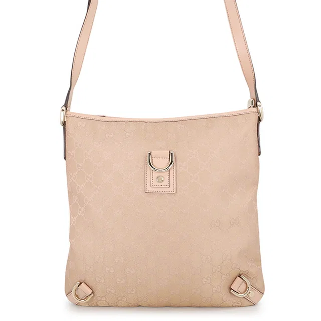 Gucci GG Canvas Abbey Shoulder Bag Jasmin Flower131326 GG Canvas Leather in Canvas from GALLERY RARE