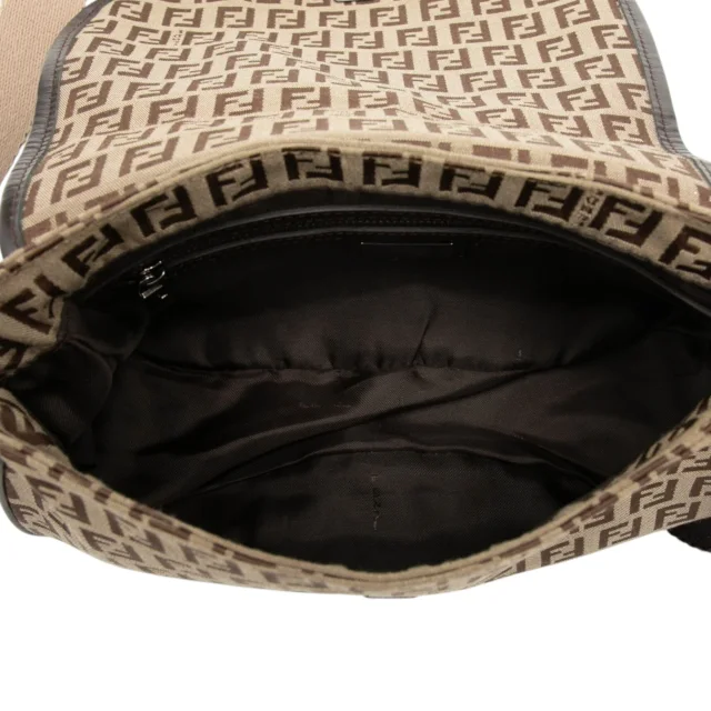 Fendi Zucchino Canvas Crossbody in brown|red Canvas from Her-Age, photo 5 of 7