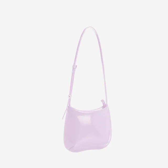 Jacquemus Le Petit Bisou Shoulder Bag — Pink Leather in Pink Leather from HEWI