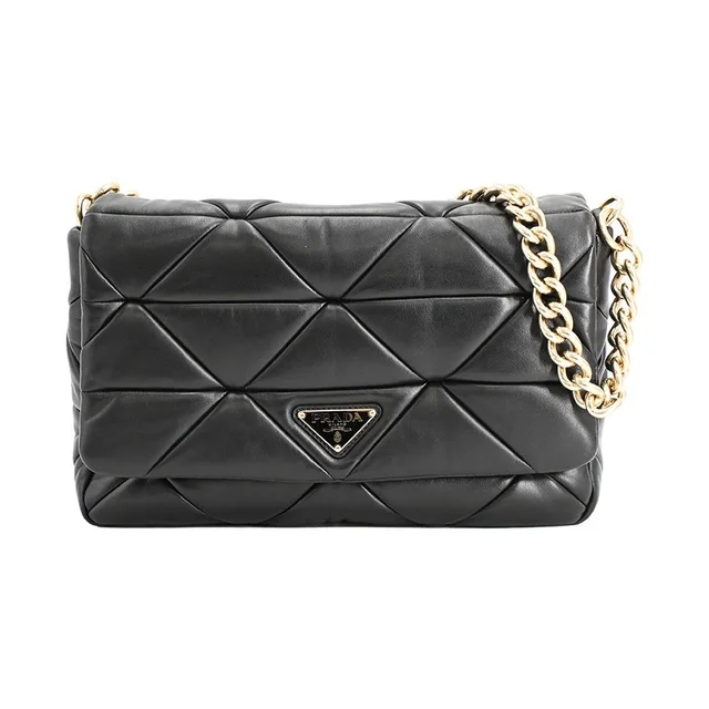 Prada Shoulder Bag Spect Lambskin in Lambskin from The Reluxe