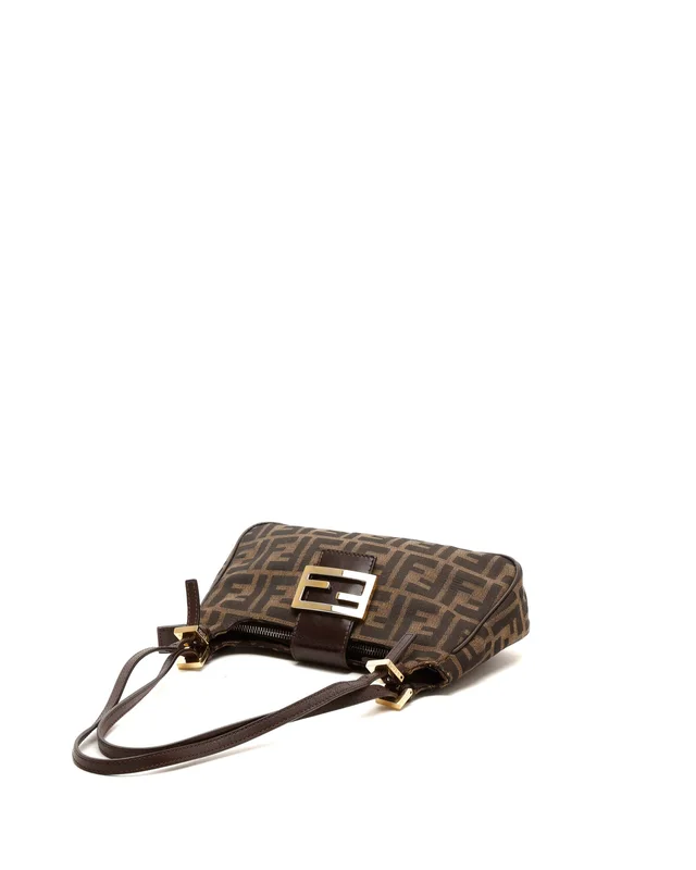 Fendi Zucca Shoulder Bag in Canvas from A Retro Tale, photo 3 of 6