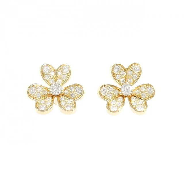 Van Cleef & Arpels Frivole Mini Earrings from The Reluxe