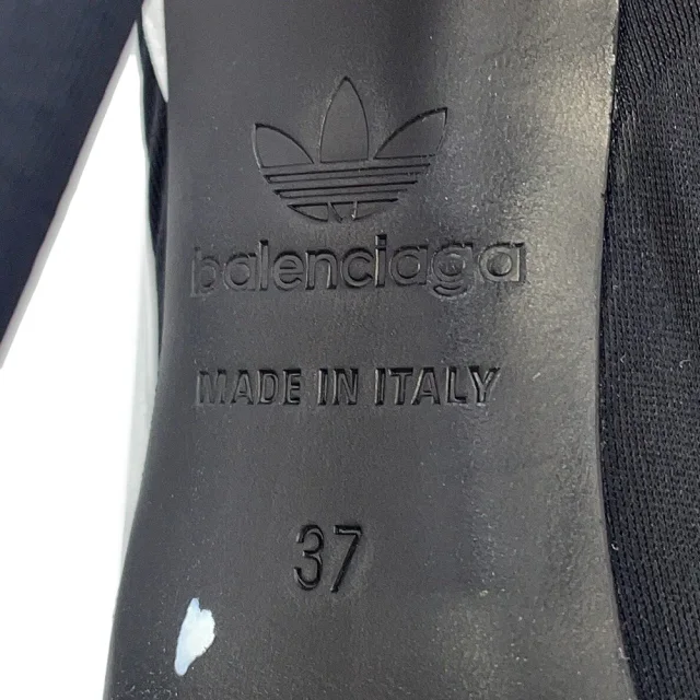 Balenciaga Adidas Collaboration Knife Booties Black/White724073 Polyester Size 37 in Black from GALLERY RARE, photo 15 of 16