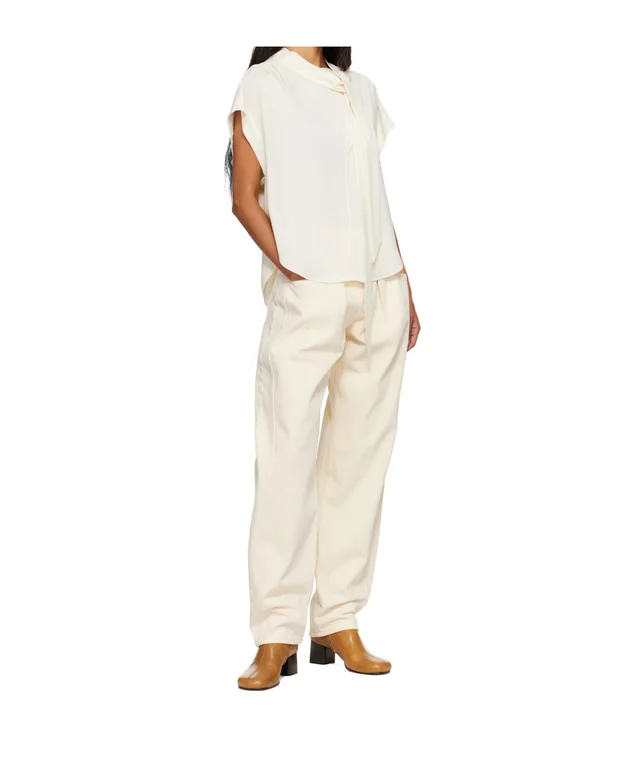 Isabel Marant Selene Tie-Front Blouse, photo 4 of 7 from SENSER