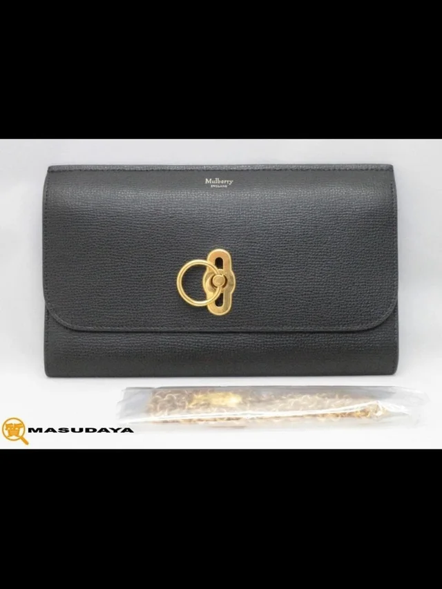 Mulberry Black Pebbled Leather Shoulder Bag With Gold Hardware in black|gold Leather from Poshmark