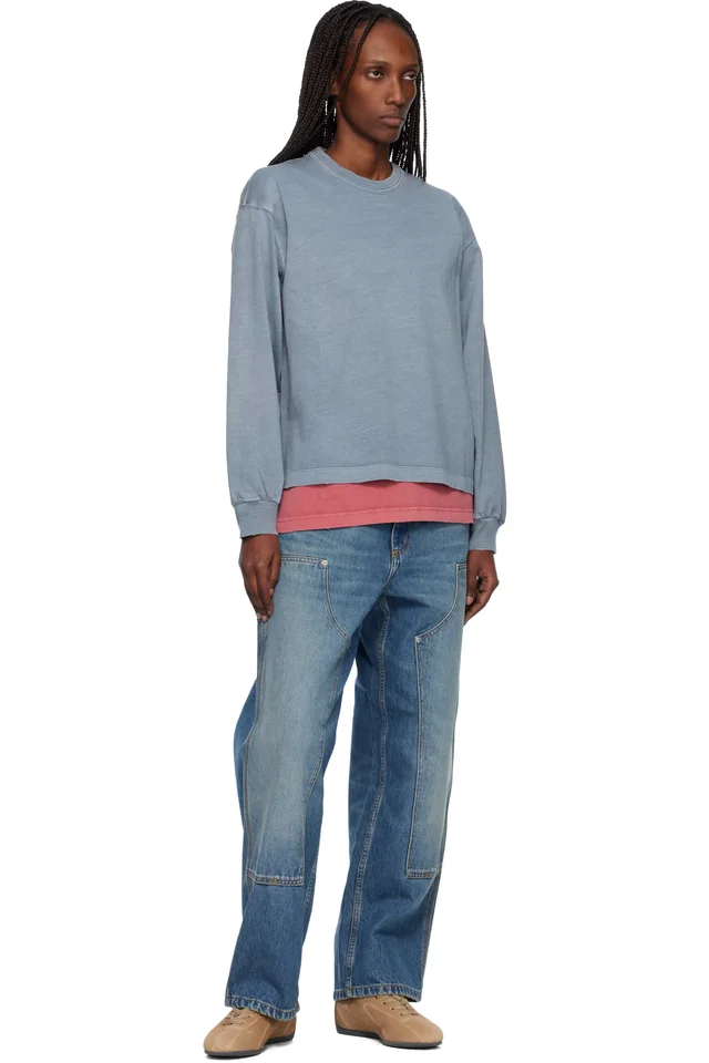 Carhartt Work In Progress Blue Long Sleeve Torion T-shirt, photo 4 of 4 from SSENSE