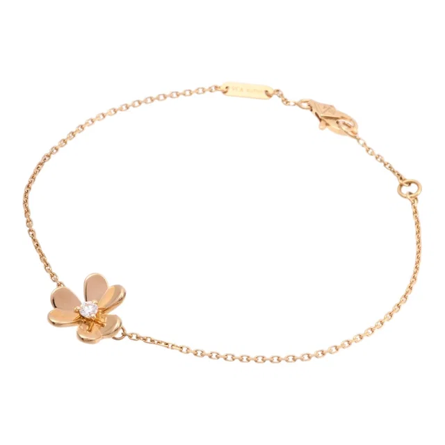Van Cleef & Arpels 18K Yellow Gold Frivole Mini Diamond in Yellow from VINTAGE QOO TOKYO