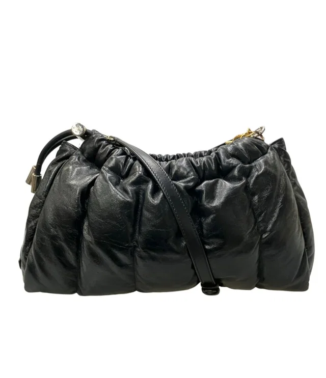 Moncler Shoulder Bag Black in Black from The Reluxe