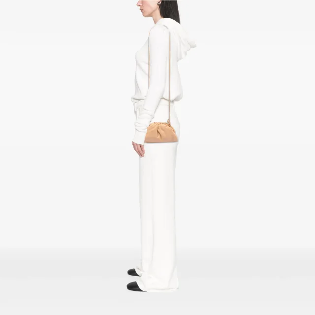 Bottega Veneta Lambskin The Mini Pouch Crossbody in Beige Lambskin from Designer Revival, photo 7 of 7