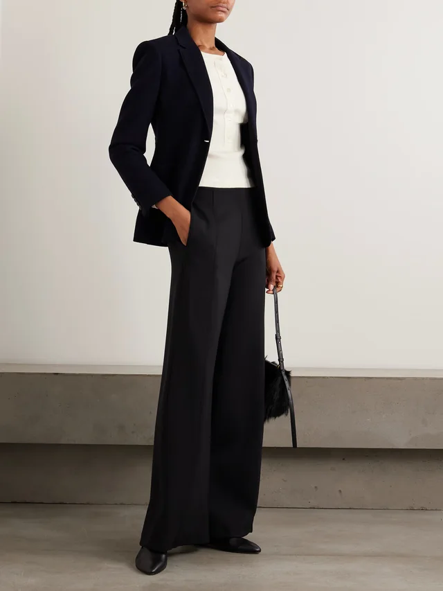 MAX MARA Nigella stretch-jersey wide-leg pants in Black, photo 2 of 2 from NET-A-PORTER (Canada)