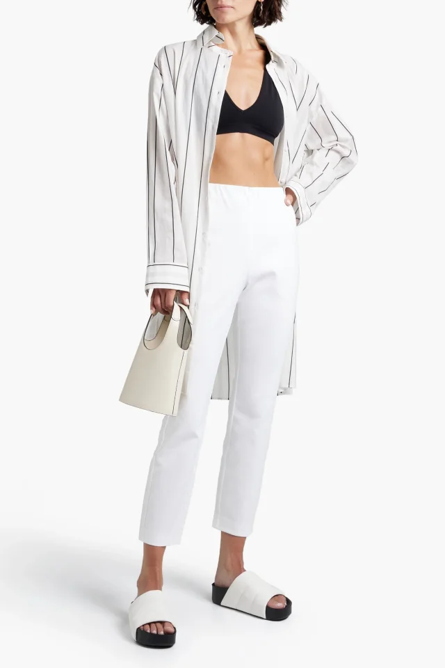 Rag & Bone Simone Stretch-Cotton Skinny Pants in White, photo 2 of 4 from THE OUTNET