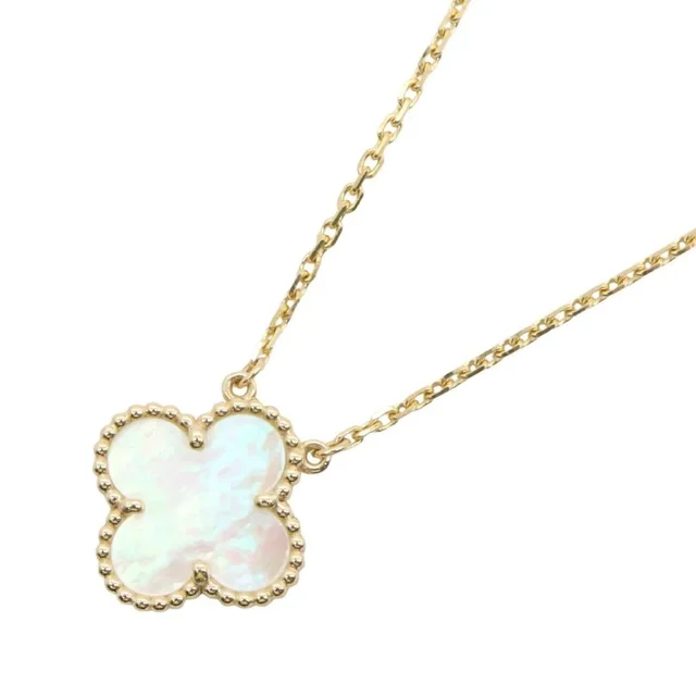 Van Cleef & Arpels Vintage Alhambra Mother Of Pearl Necklace in multicolor from Grailed