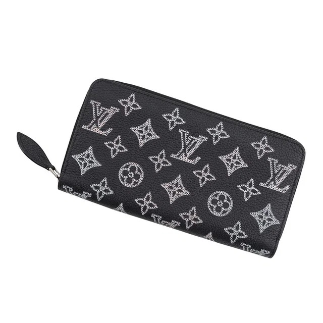Louis Vuitton Zippy Wallet PinkM81703 Monogram Mahina from GALLERY RARE