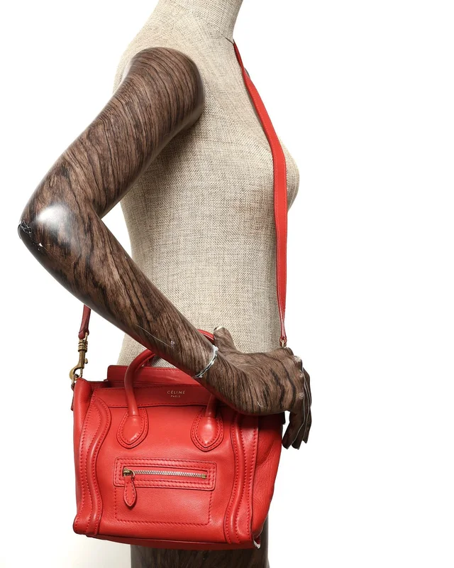 Celine Nano Luggage Bag in Leather from A Retro Tale, photo 8 of 8