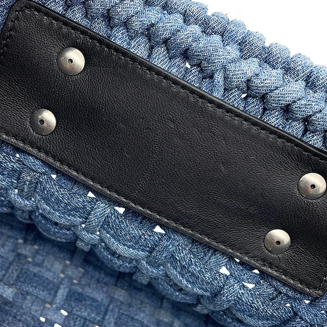 Balenciaga Bistro Basket with Strap Blue671342 Denim Size XS in Denim from GALLERY RARE, photo 11 of 16