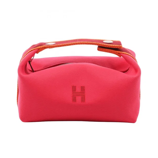 Hermès Handbag Brid-a-brac PM 04 Hibiscus Canvas Bride-a-Brac PM in Canvas from The Reluxe