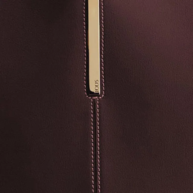 Tod's Calfskin Leather Shoulder Bag — Brown in Brown Calfskin from HEWI