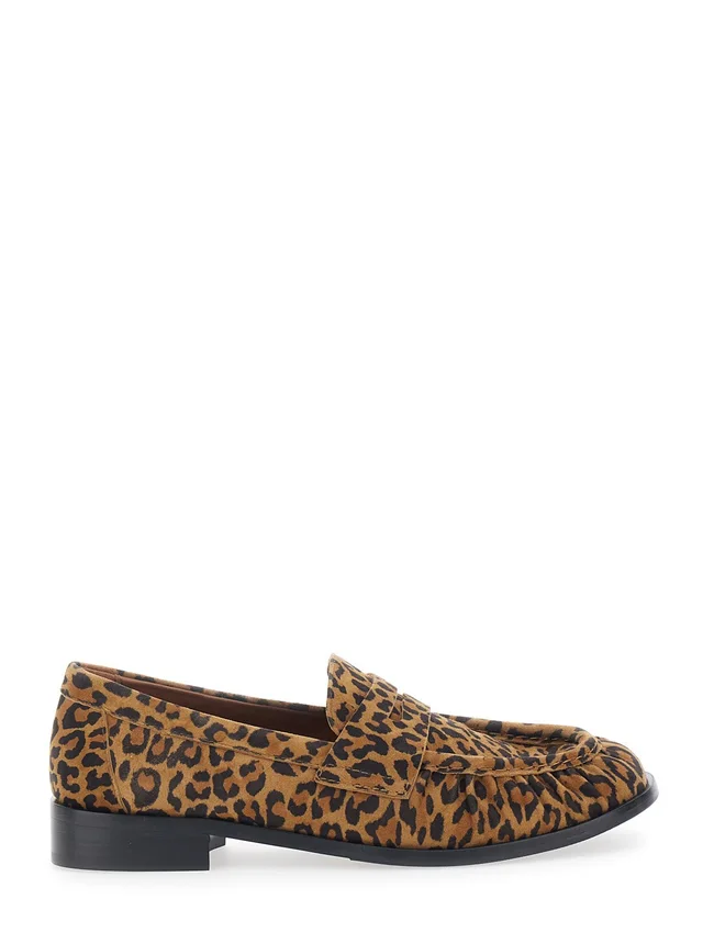 STRATEGIA Loafers 'Revue Africa' Brown with Rounded Toe in Leather Women in Brown, photo 2 of 6 from Gaudenzi Boutique