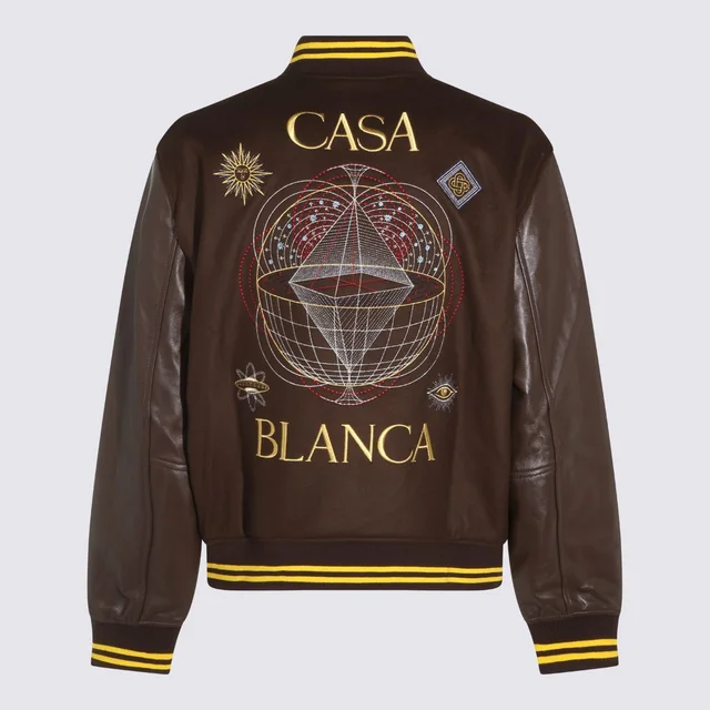 Casablanca Embroidered Varsity Jacket, photo 2 of 8 from SENSER