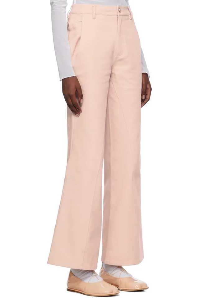 Nφdress Pink Studded Jeans, photo 2 of 4 from SSENSE