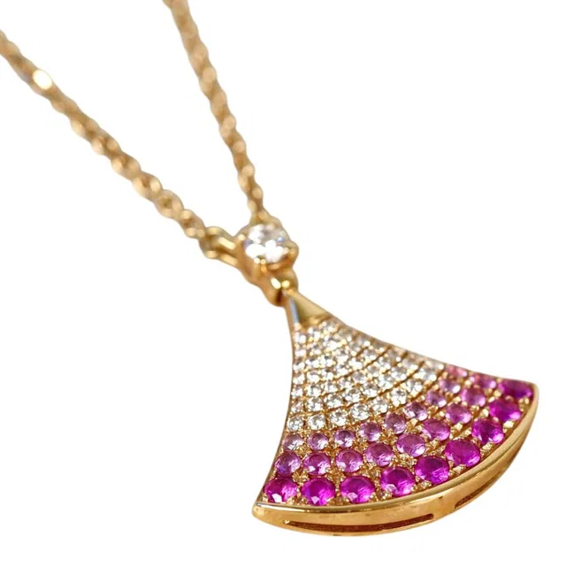 Bvlgari Diva’s Dream Divissima Pink Sapphire Necklace in Pink from Luxury Promise
