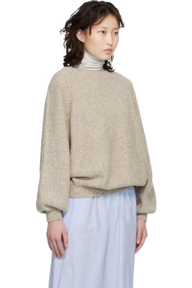 Baserange Taupe Soar Sweater, photo 2 of 2 from SSENSE