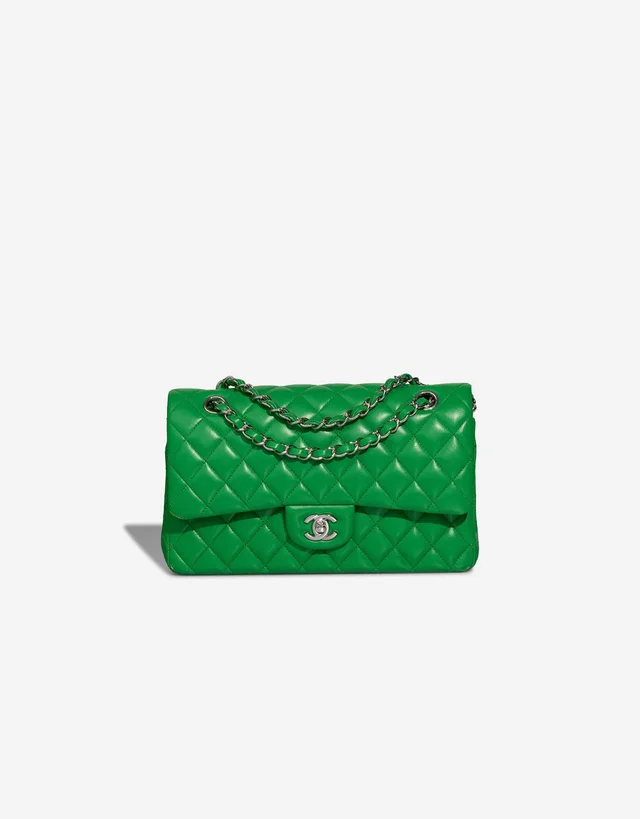 Chanel Timeless Medium Lamb Green in Green Lambskin from SACLÀB