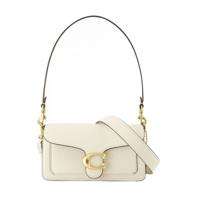 Coach Tabby Shoulder Bag — White Cowhide in White Leather from HEWI