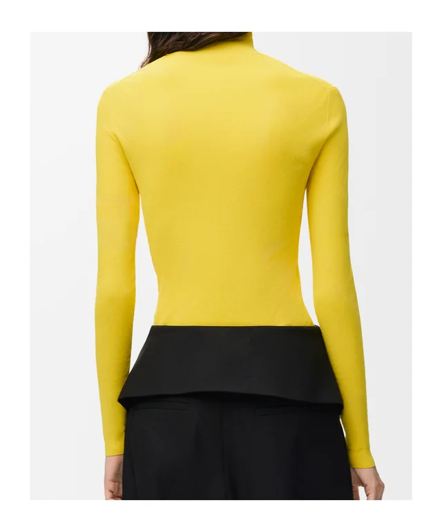 Loewe Long Sleeve High Neck Top, photo 3 of 5 from SENSER
