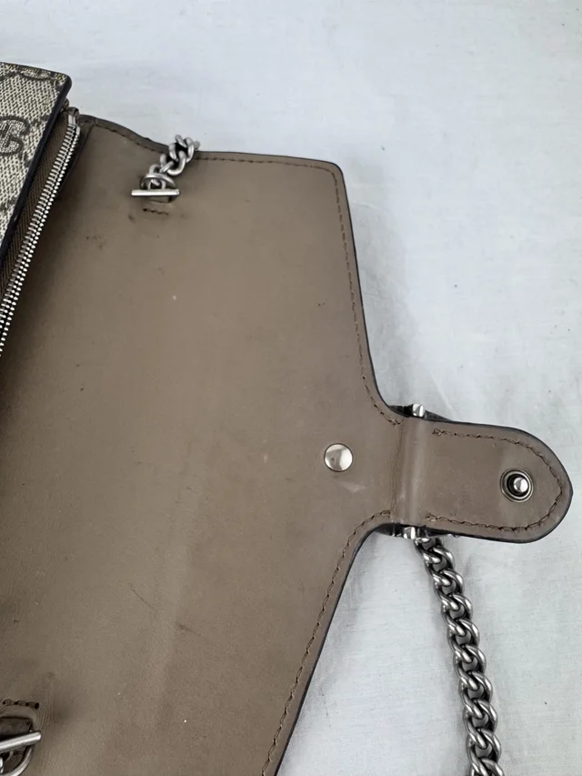 Gucci Dionysus Wallet On Chain Bag (WOC) in Metal, supreme coated canvas from Reowned, photo 5 of 8