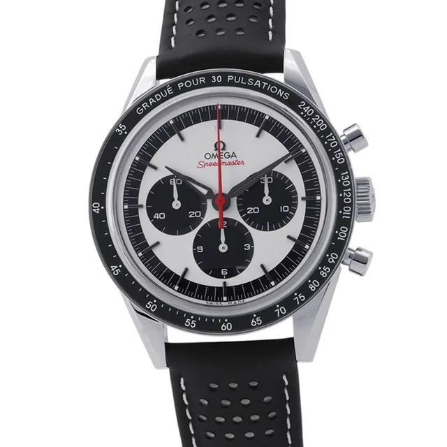 Omega Speedmaster Anniversary Edition W39.7mm Stainless Steel Leather Silver Dial311.32.40.30.02.001 in Silver Leather from GALLERY RARE