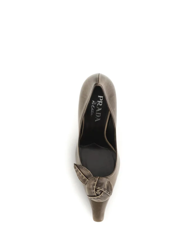 Prada Leather Pumps with rose applique, photo 4 of 4 from SENSER
