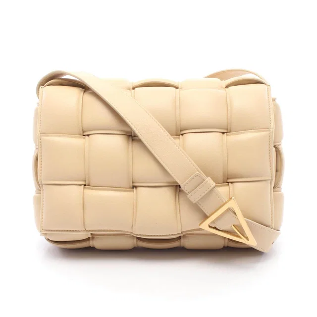 Bottega Veneta Padded Cassette Leather Shoulder Bag in Leather from LuxUness