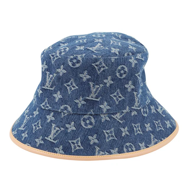 Bucket Hat - LV Remix Size M Denim BlueM7279M Monogram Denim in Denim from GALLERY RARE