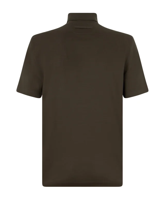 Zegna Short-Sleeve Cotton Polo Shirt, photo 2 of 2 from SENSER