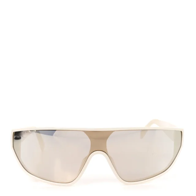 Celine Acetate Mirror Shield Sunglasses CL401951 White in White from FASHIONPHILE, photo 2 of 7