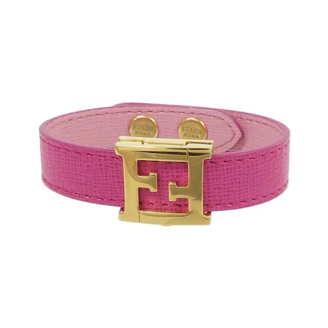 Fendi 7K Bracelet Pink in Pink Leather from The Reluxe