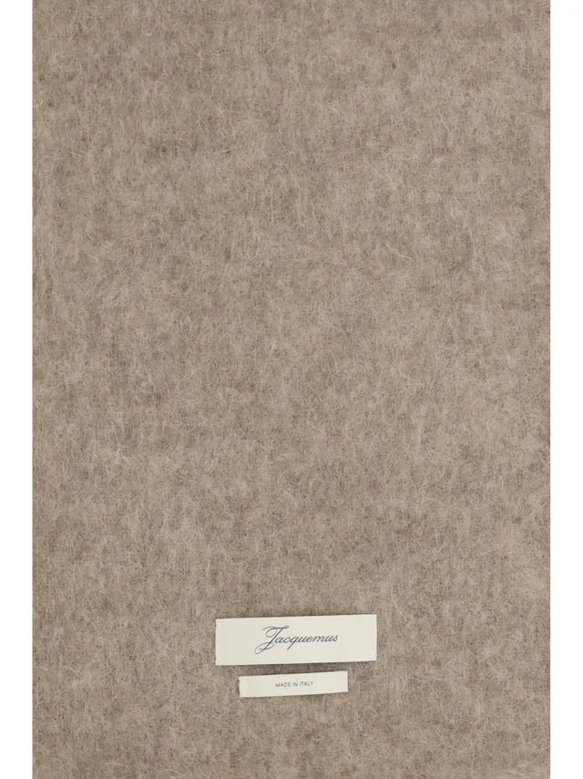 Jacquemus Carro Fringed Scarf, photo 2 of 3 from SENSER