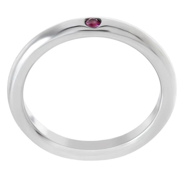 Tiffany & Co. Elsa Peretti sterling silver pink sapphire ring in Pink Sterling Silver from Gray And Sons