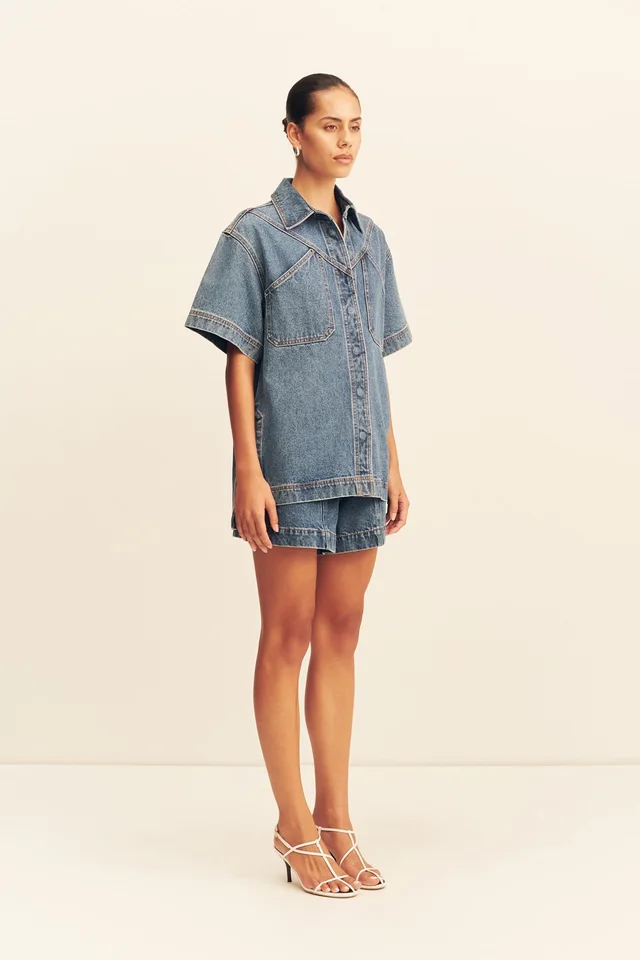 Shona Joy RAQUEL SHORT SLEEVE SHIRT from Shona Joy, photo 1 of 1