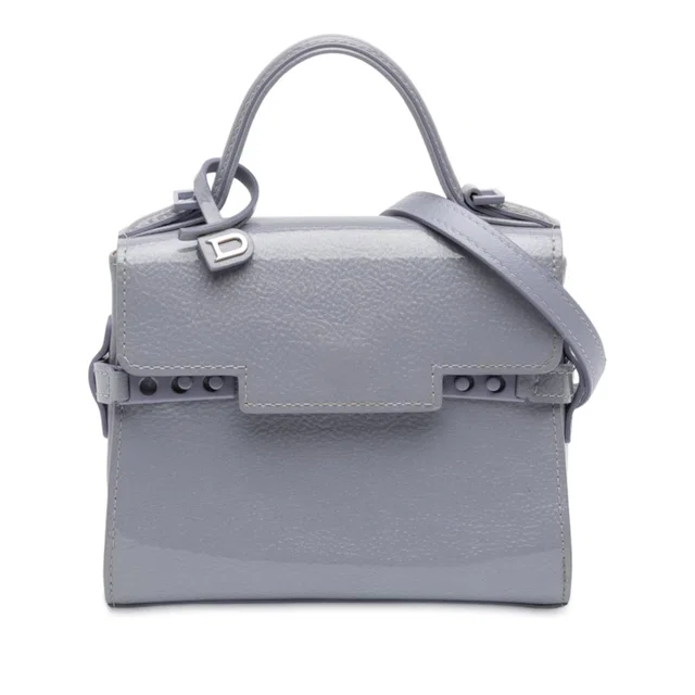 Delvaux Micro Patent Tempete Satchel in purple Patent leather from Poshmark