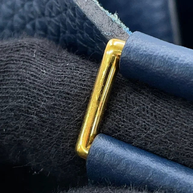 Hermès Picotin Lock Blue de Prusse Taurillon Clemence Size PM in Blue Clemence leather from GALLERY RARE, photo 11 of 15