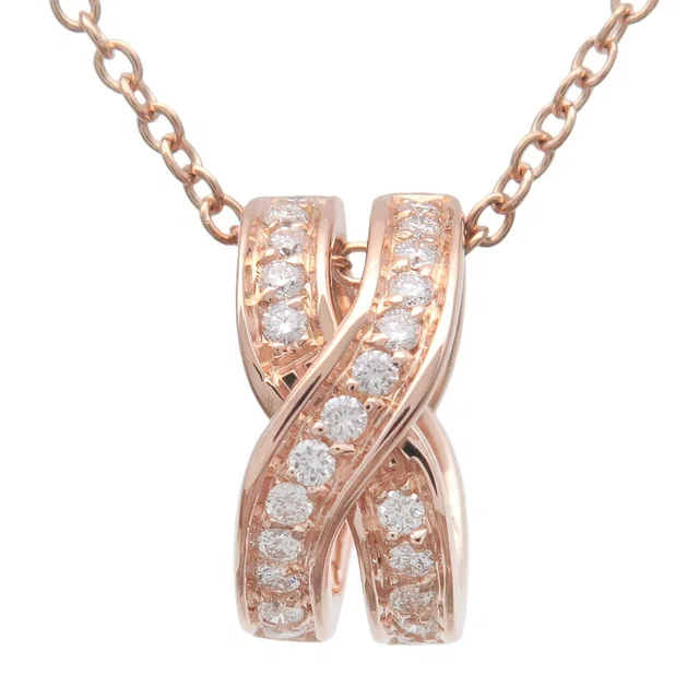 Abbraccio Diamond Necklace K18PG 750PG Rose Gold Used F/S | DAMIANI | Buy at in Pink from Truefacet