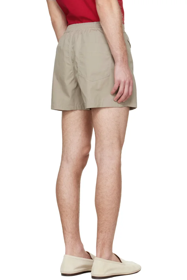 A.P.C. Green Axel Shorts, photo 3 of 3 from SSENSE
