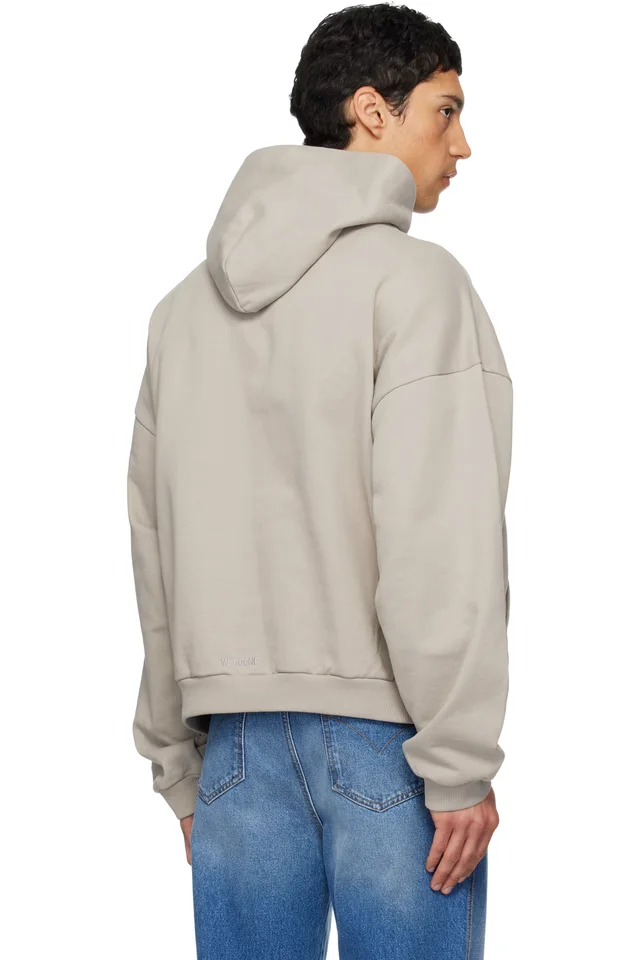 We11done Gray City Hoodie, photo 3 of 4 from SSENSE