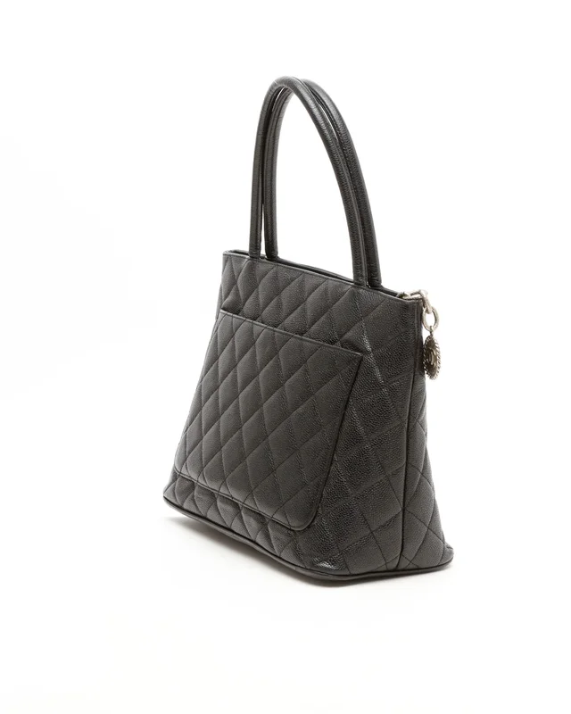 Chanel Caviar Medallion Tote Bag in Caviar leather from A Retro Tale, photo 3 of 10