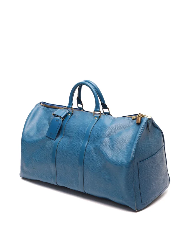 Louis Vuitton Epi Keepall 55 Weekend Bag in Suede from A Retro Tale, photo 2 of 2